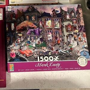 Vibrant Pink Scenic Jigsaw Puzzle at 1500 Pieces
